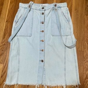 ZARA DENIM denim skirt